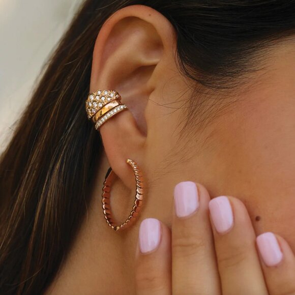 Anita Ko Diamond Ear Cuff 18K Rose Gold  Brand New with Tag - Picture 4 of 11